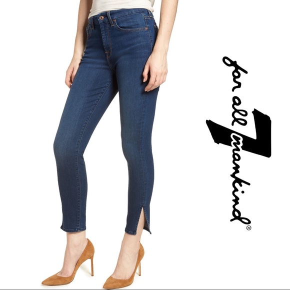 7 For All Mankind Denim - NWT 7 For All Mankind High Waist Skinny Jeans